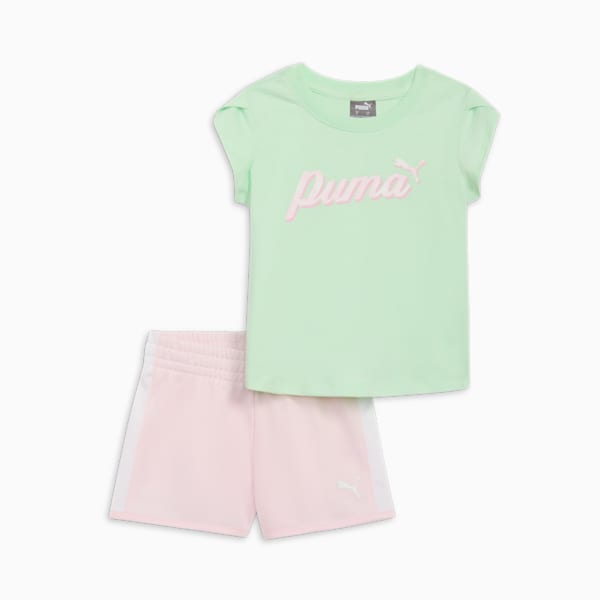 Ensemble 2 pièces avec logo déroulant I pour bébé, FRESH MINT, extralarge